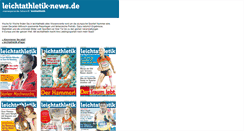 Desktop Screenshot of leichtathletik-news.de