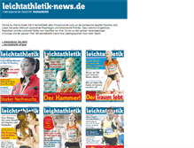 Tablet Screenshot of leichtathletik-news.de